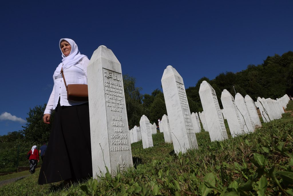 Mwemorial center Potocari near Srebrenica , Bosnia. 11.july.2022. Photo Amel Emric